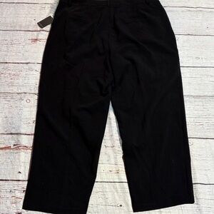Beautiful Classic Black Eloquii Trouser Pants for Office or Evening Sz 20 NWT